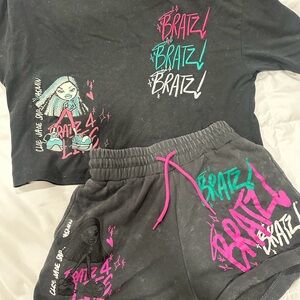 Bratz Black Graphic Women's Top
